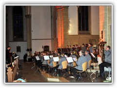 die Kapelle des Musikvereins mit Frank Werge