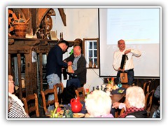 Ein kleines Gastgeschenk unterstrich den positiven Eindruck der Veranstaltung