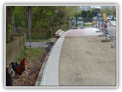 Mehringer Straße, Fuß- und Radweg, - April 2026