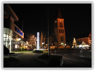 Blick auf den Kirchplatz